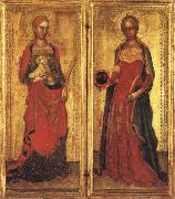 Andrea Bonaiuti St.Agnes and St.Domitilla USA oil painting artist